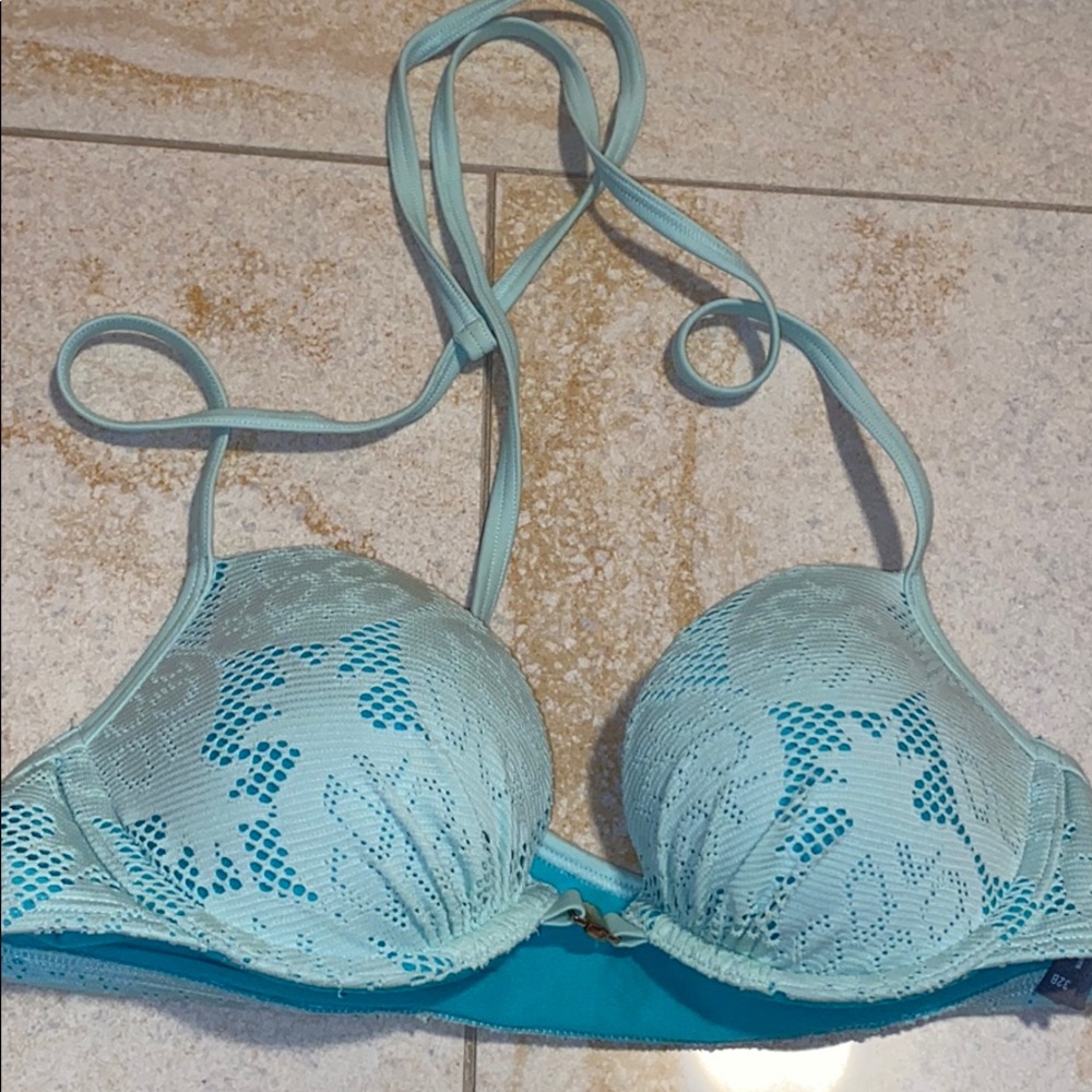 Blue Bikini Top